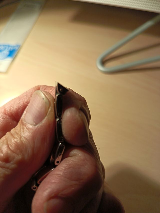 Cadena Reloj Pulsar Original Plata