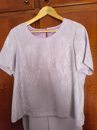 Conjunto falda, blusa y americana para eventos 