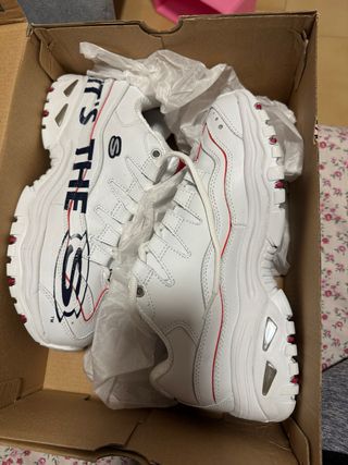 Zapatos Skechers Blancos