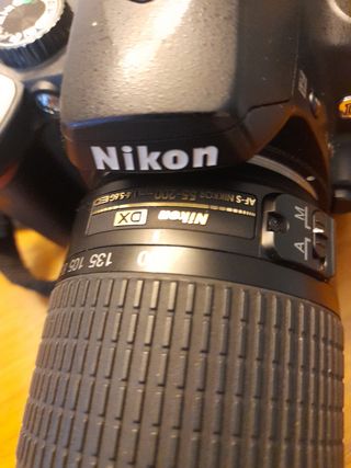 Cámara Nikon D60 DX Negra