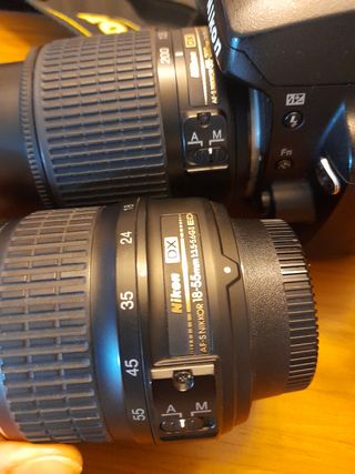 Cámara Nikon D60 DX Negra