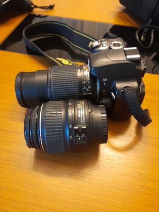 Cámara Nikon D60 DX Negra