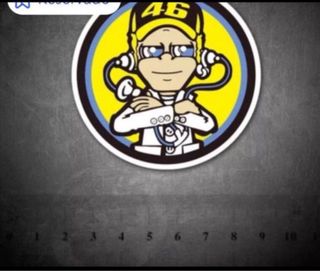 Pegatina 469 Rossi Hayden. VR46
