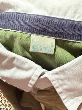 Camisa Vintage Unisex Verde y Blanca
