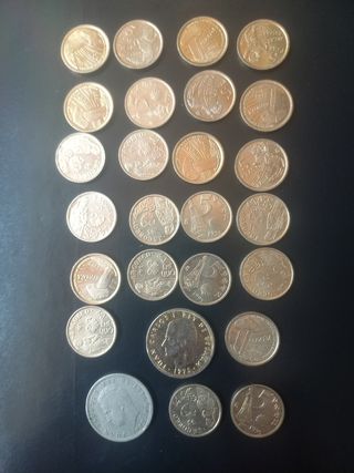 26 Monedas de 5 Pesetas