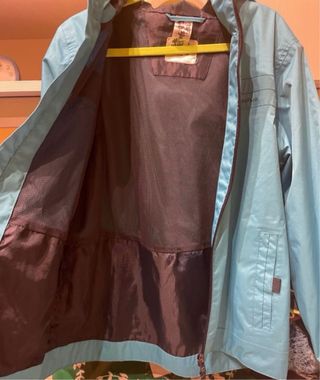Chubasquero Quechua Talla 10 Azul