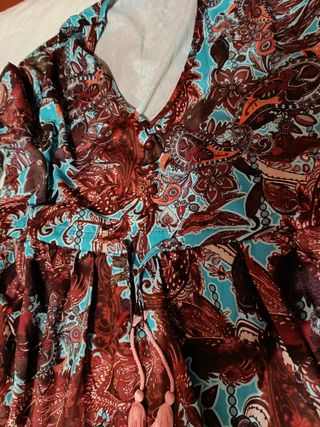 Vestido Boho Vintage 
Tallas Grandes 