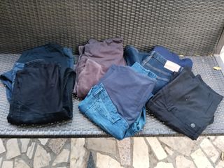 6 Pantalones Premamá Talla M (38-40)