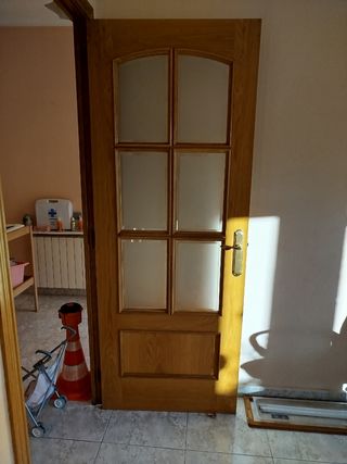 Puertas madera estilo vintage, 5 más cristalera