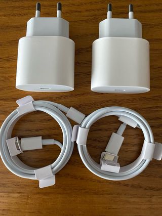 2 caricabatterie per iPhone 20w