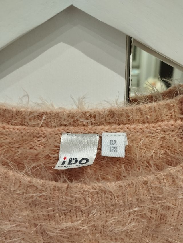 Jersey niña pelito rosa