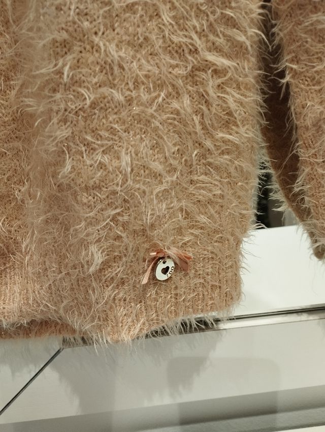 Jersey niña pelito rosa