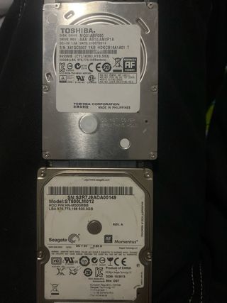 4 Discos Duros Toshiba y Hitachi
