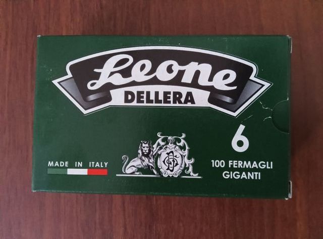 12 confezioni fermagli zincati graffette misura 6