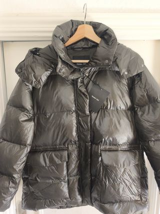 Chaqueta Massimo Dutti acolchada verde