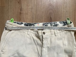 Pantaloni Etro Velluto Panna Taglia 52 italiana