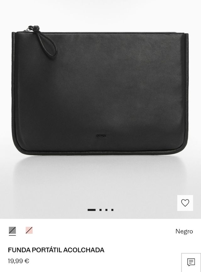 Funda portátil 13" Mango negra
