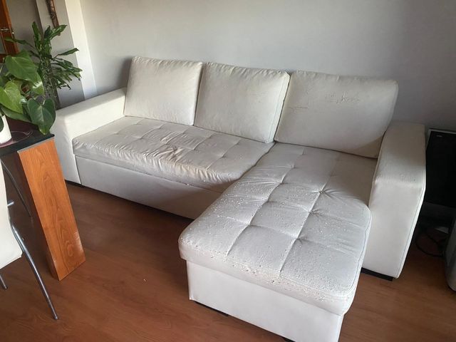 SOFÁ-CAMA BLANCO