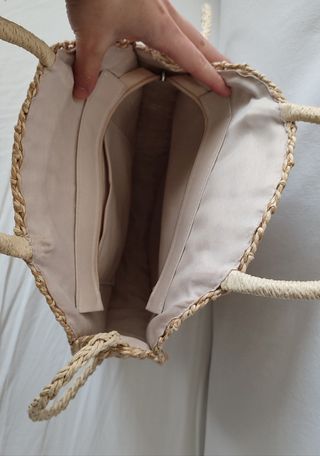 Bolso Bandolera rafia paja
