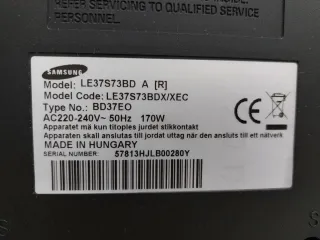 Televisor Samsung TV LCD 37" LE37S73BD