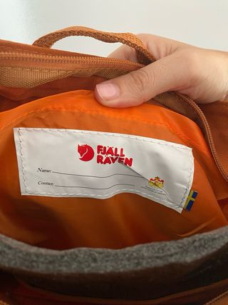 Mochila Fjallraven Kanken Naranja