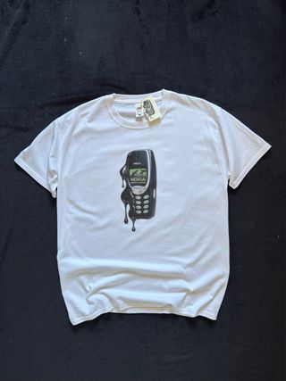 Camiseta Nokia 3310 Vintage Blanca 