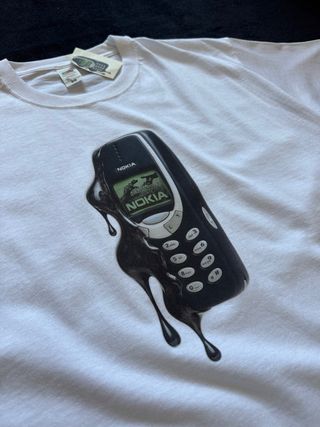 Camiseta Nokia 3310 Vintage Blanca 