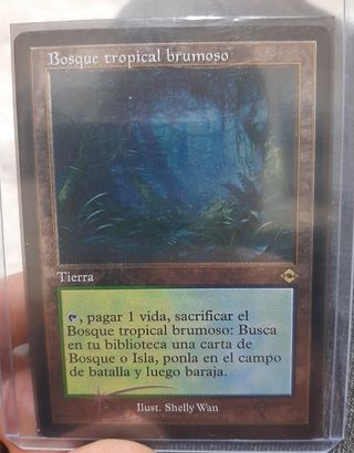 Bosque tropical brumoso foil Magic The Gathering