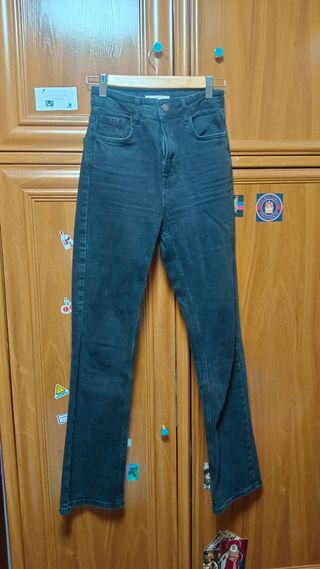 Pantalones Stradivarius mujer talla 34 negros