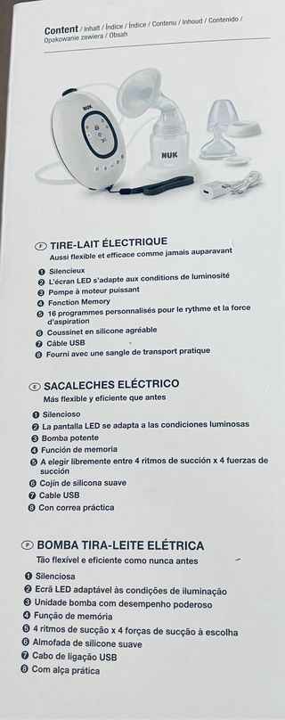 NUK Sacaleches Eléctrico First Choice+