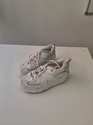 Zapatillas deportivas grises y blancas, Sweden Klë