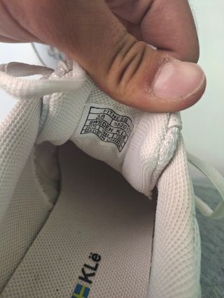Zapatillas deportivas grises y blancas, Sweden Klë