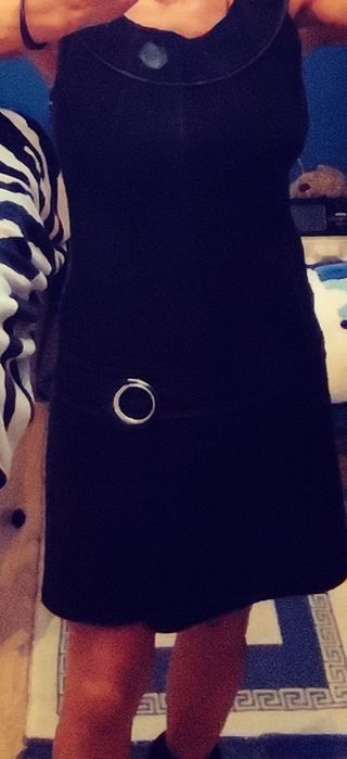 Vestido negro vintage Promod