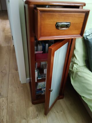 Mueble Armario Madera de pino con Cajón y Puerta