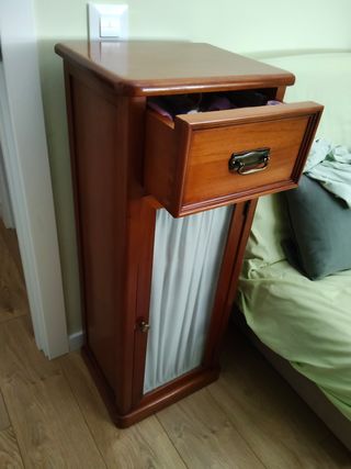 Mueble Armario Madera de pino con Cajón y Puerta