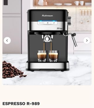 Cafetera Rohnson Espresso R-989