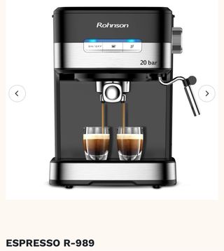 Cafetera Rohnson Espresso R-989