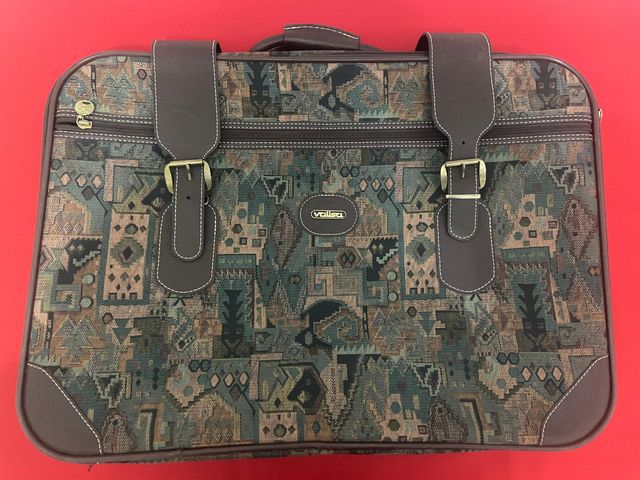 Maleta Vintage Valisa Marrón Multicolor