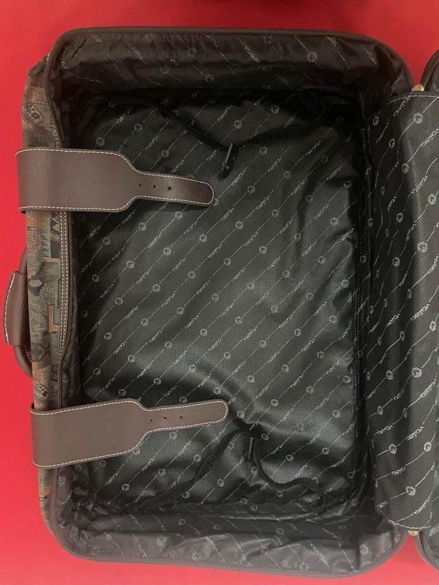 Maleta Vintage Valisa Marrón Multicolor