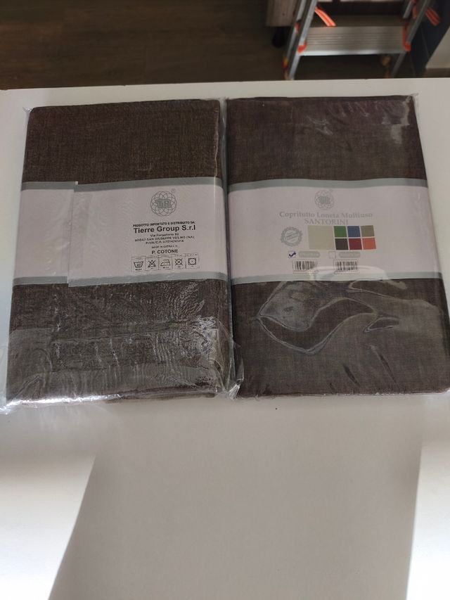 Copridivano/Copriletto Cotone Marrone