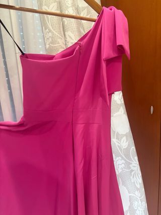 Vestido Fiesta Feversave Rosa Talla M