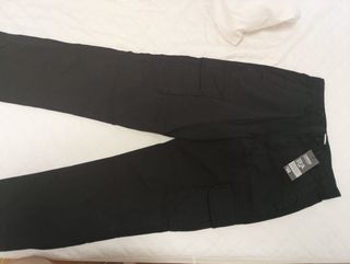 Pantalón cargo recto mujer
