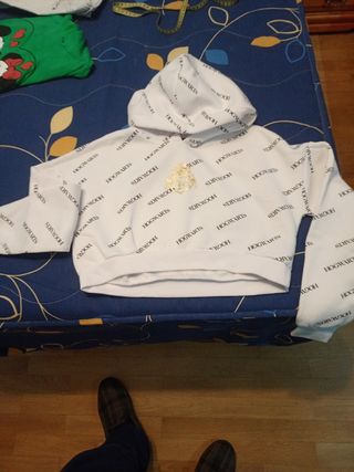 Sudadera Blanca Hogwarts talla 12