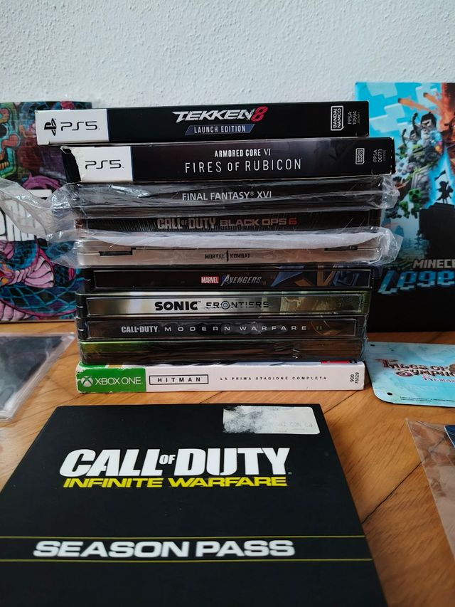 Lotto Steelbook/Accessori Ps4/5, Switch, Xbox