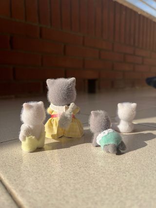 Familia Gatos Persa Sylvanian Families