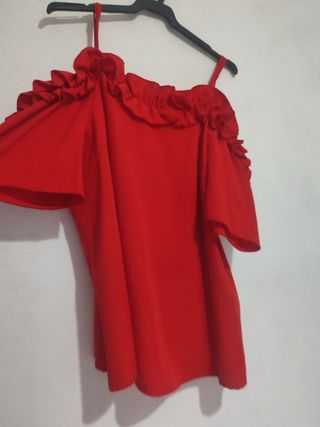 Blusa Roja Talla XXXL / 46 / 18