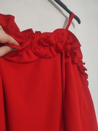 Blusa Roja Talla XXXL / 46 / 18