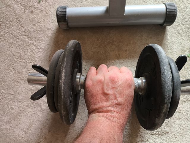 Mancuernas de gimnasio