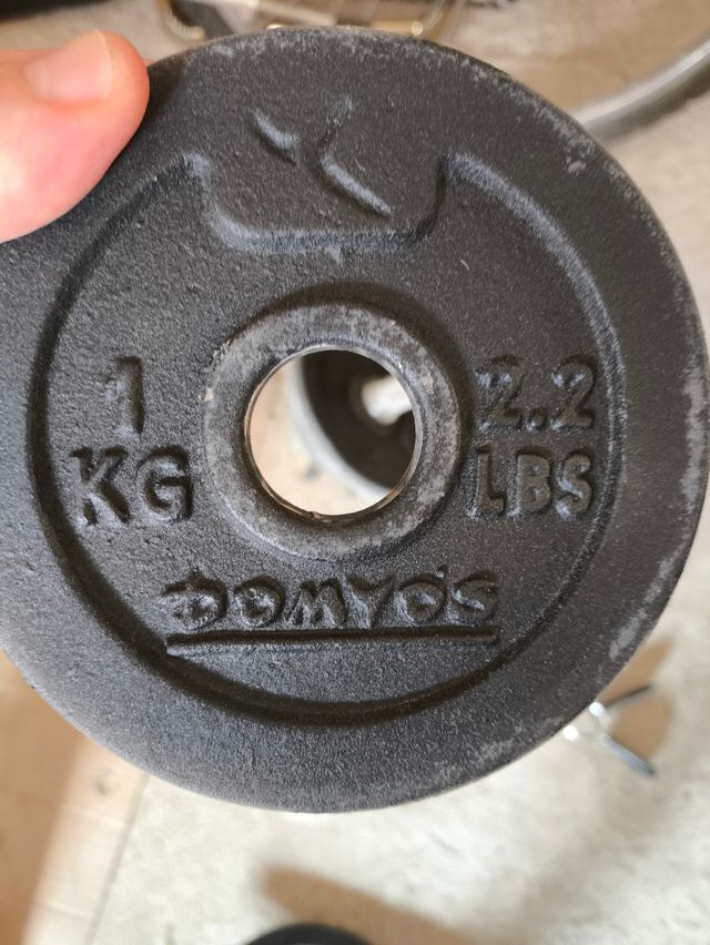 Mancuernas de gimnasio