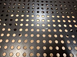 Mesa auxiliar metálica Ikea negra